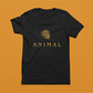 Animal movie printed black t shirt