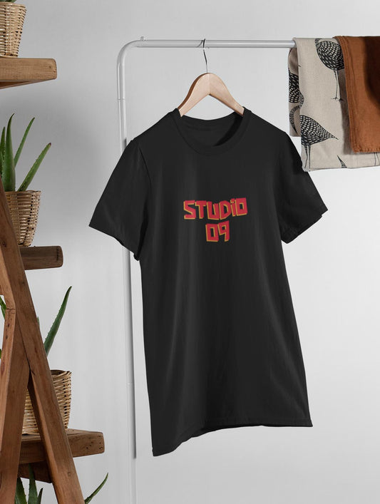 Studio 9 black t shirt for men and women