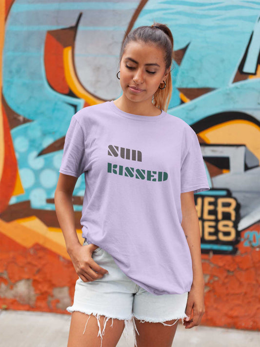 Sun kissed lavender unisex t shirt for women