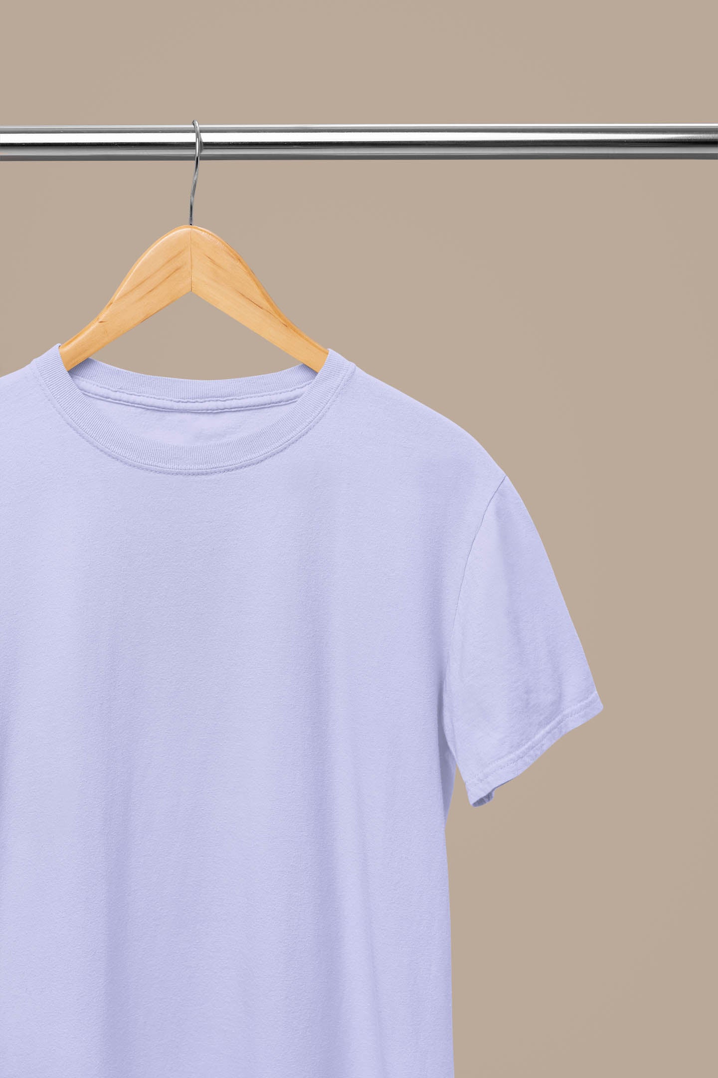 Lavender plain t shirt for men
