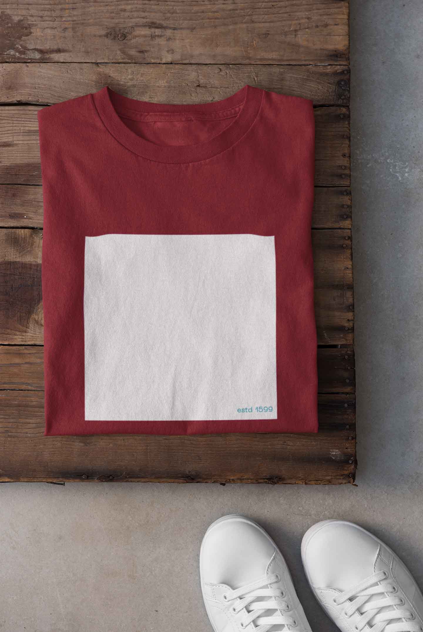 minimal and subtle printed t shirt for men
